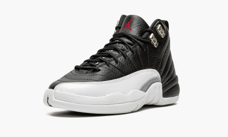 Nike AIr Jordan 12 Retro GS 'Playoffs - 2022' Lasten Kengät Mustat Punainen Valkoinen | 104RUADJG