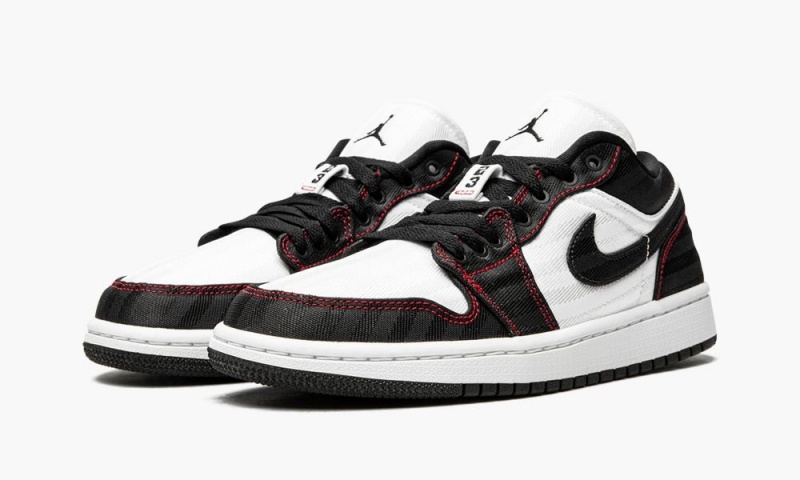 Nike AIr Jordan 1 Low SE UTL 'White / Black / Red' Naisten Kengät Valkoinen Mustat Punainen | 362VYWMND
