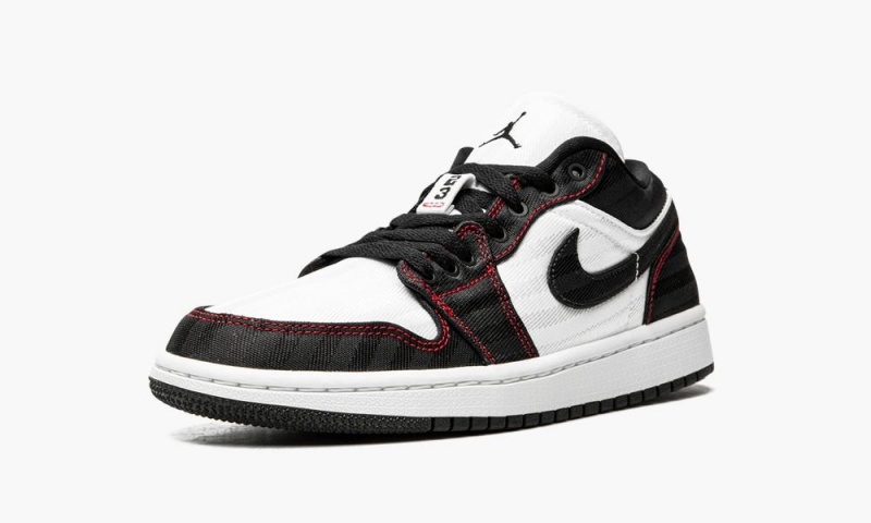 Nike AIr Jordan 1 Low SE UTL 'White / Black / Red' Naisten Kengät Valkoinen Mustat Punainen | 362VYWMND