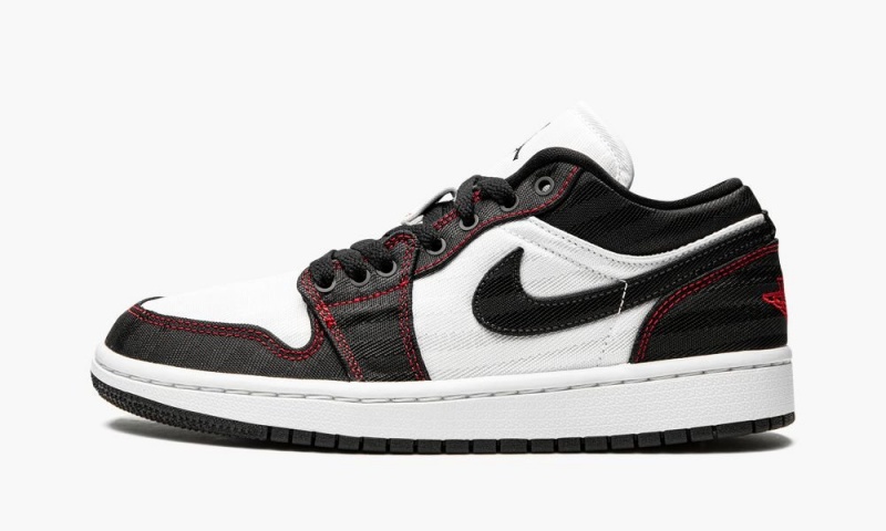 Nike AIr Jordan 1 Low SE UTL \'White / Black / Red\' Naisten Kengät Valkoinen Mustat Punainen | 362VYWMND