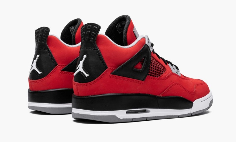 Nike AIr Jordan 4 Retro GS 'Toro Bravo' Lasten Kengät Punainen Valkoinen Mustat Harmaat | 490AICGDB