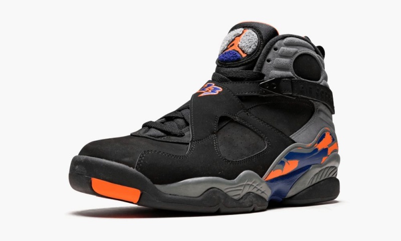 Nike AIr Jordan 8 Retro 'Phoenix Suns' Miesten Kengät Mustat Harmaat | 471KAVDGQ