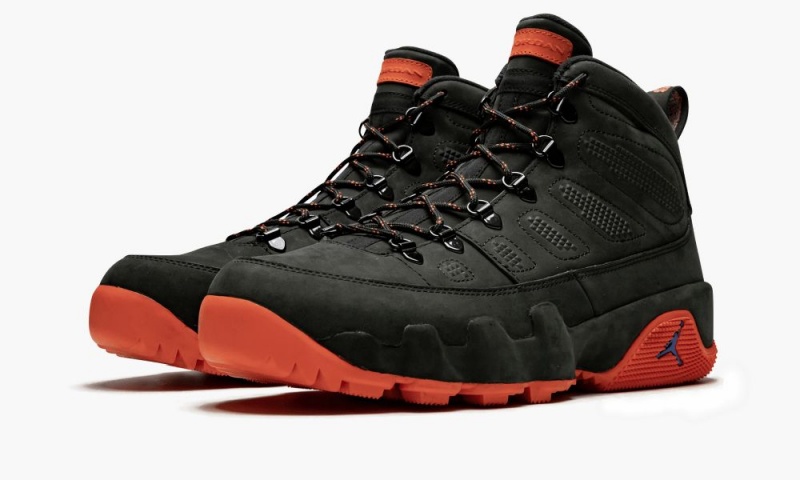 Nike AIr Jordan 9 Boot 'UNIVERSITY OF FLORIDA PE' Miesten Kengät Mustat Oranssi | 974BWUNDV