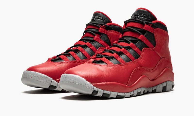 Nike Air Jordan 10 Retro 30th BG 'Bulls Over Broadway' Lasten Kengät Punainen Mustat | 849RACJDU
