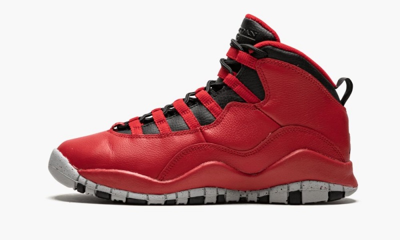 Nike Air Jordan 10 Retro 30th BG \'Bulls Over Broadway\' Lasten Kengät Punainen Mustat | 849RACJDU