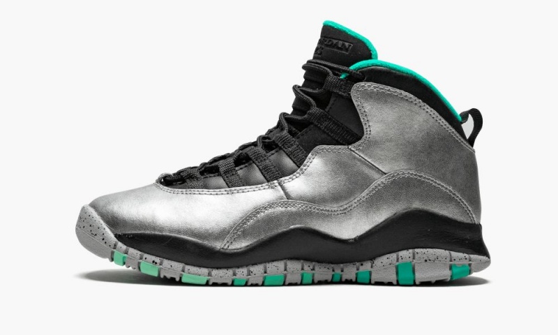 Nike Air Jordan 10 Retro 30th BG \'Lady Liberty\' Lasten Kengät Metal Kultaiset Mustat | 680HCADZM