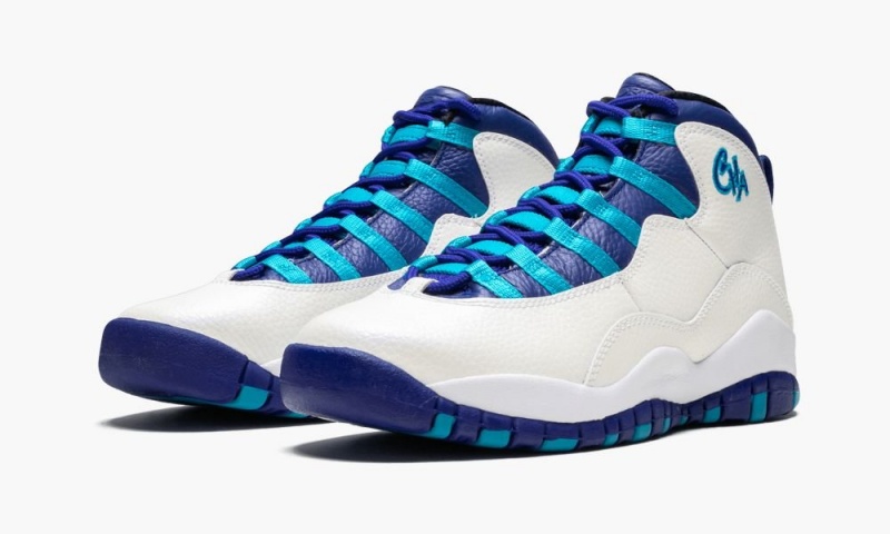 Nike Air Jordan 10 Retro BG 'Charlotte Hornets' Lasten Kengät Valkoinen Sininen | 139WXBFGP