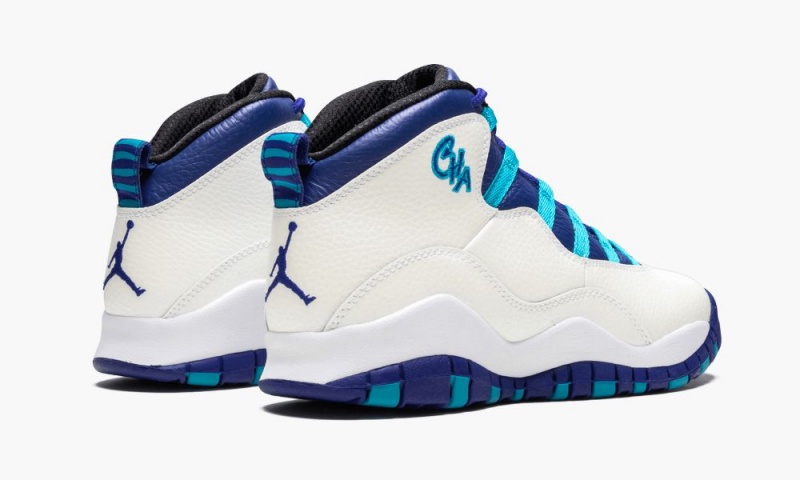 Nike Air Jordan 10 Retro BG 'Charlotte Hornets' Lasten Kengät Valkoinen Sininen | 139WXBFGP