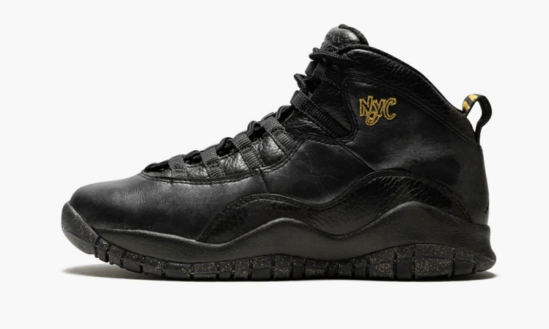 Nike Air Jordan 10 Retro BG 'NYC' Lasten Kengät Mustat Harmaat | 513SONHVF