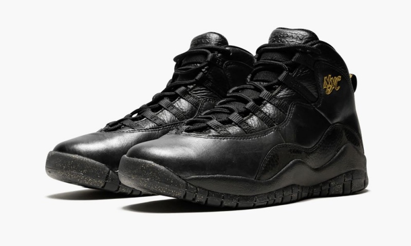 Nike Air Jordan 10 Retro BG 'NYC' Lasten Kengät Mustat Harmaat | 513SONHVF