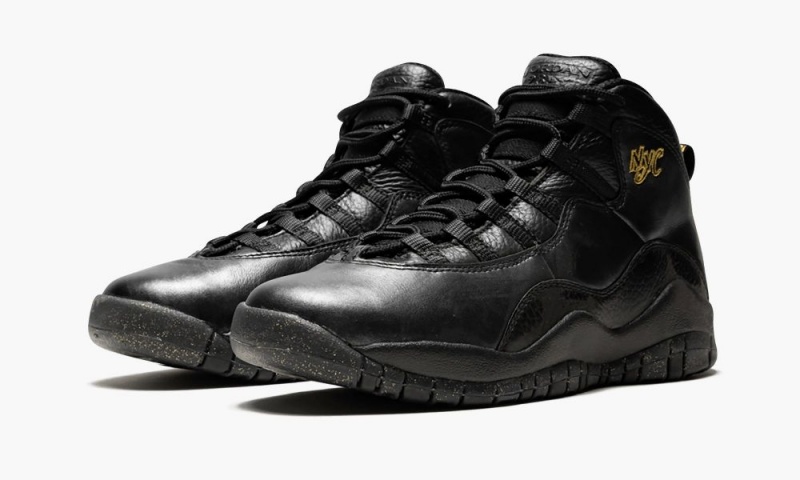 Nike Air Jordan 10 Retro BG 'NYC' Lasten Kengät Mustat Harmaat | 513SONHVF