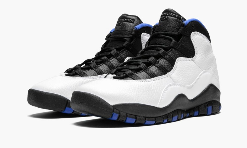 Nike Air Jordan 10 Retro (GS) 'City Pack - Orlando' Lasten Kengät Valkoinen Mustat Kuninkaallinen Sininen Sininen | 496ODBTKR