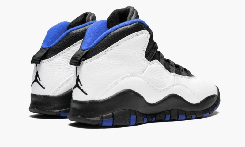 Nike Air Jordan 10 Retro (GS) 'City Pack - Orlando' Lasten Kengät Valkoinen Mustat Kuninkaallinen Sininen Sininen | 496ODBTKR