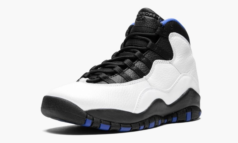 Nike Air Jordan 10 Retro (GS) 'City Pack - Orlando' Lasten Kengät Valkoinen Mustat Kuninkaallinen Sininen Sininen | 496ODBTKR