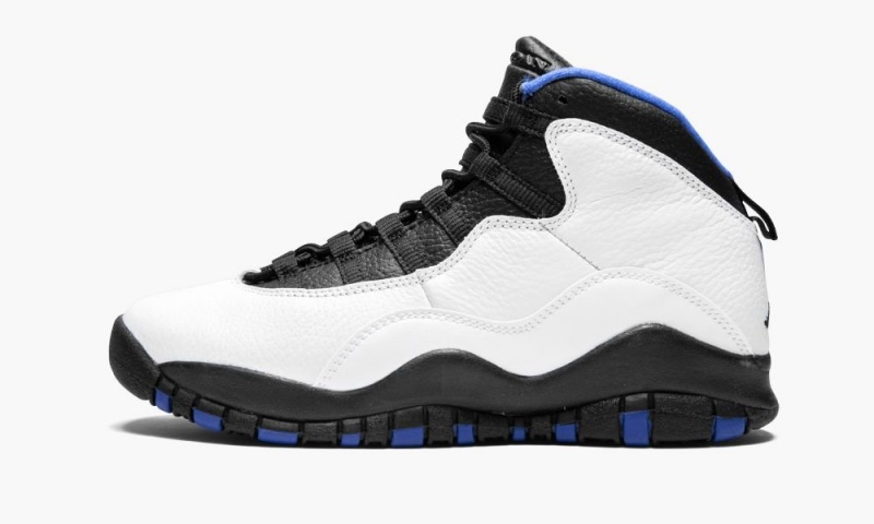 Nike Air Jordan 10 Retro (GS) \'City Pack - Orlando\' Lasten Kengät Valkoinen Mustat Kuninkaallinen Sininen Sininen | 496ODBTKR