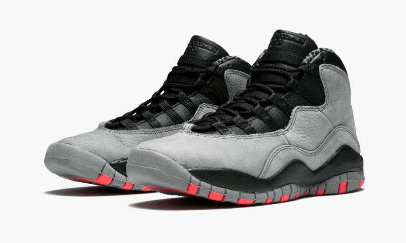Nike Air Jordan 10 Retro (GS) 'Cool Grey' Lasten Kengät Harmaat Mustat | 741COUYBN