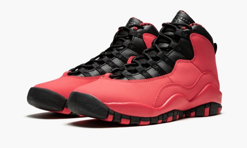 Nike Air Jordan 10 Retro (GS) 'Fusion Red' Lasten Kengät Punainen Mustat Oranssi | 976PGKFXH