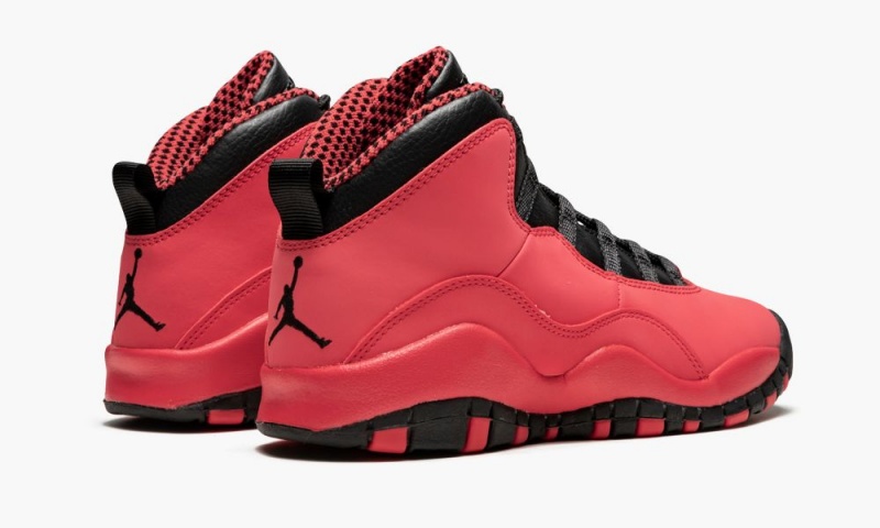 Nike Air Jordan 10 Retro (GS) 'Fusion Red' Lasten Kengät Punainen Mustat Oranssi | 976PGKFXH