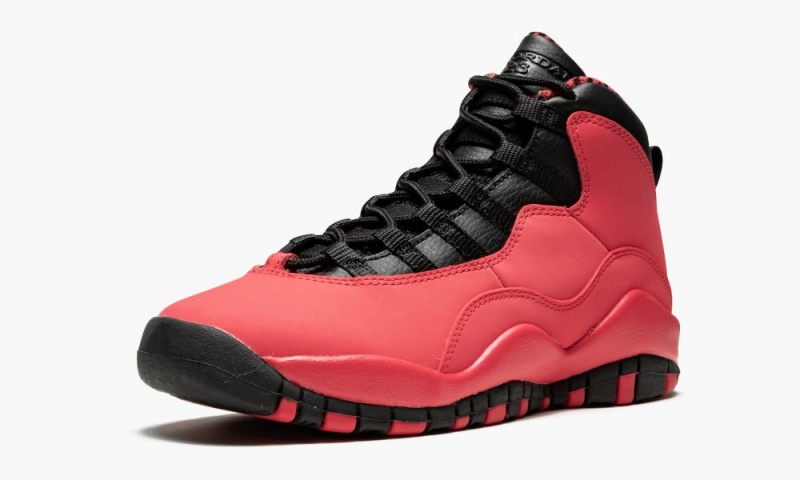 Nike Air Jordan 10 Retro (GS) 'Fusion Red' Lasten Kengät Punainen Mustat Oranssi | 976PGKFXH