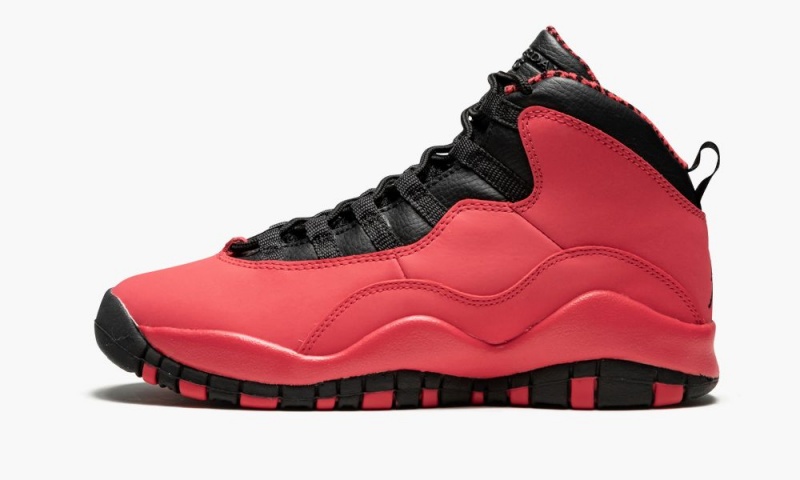 Nike Air Jordan 10 Retro (GS) \'Fusion Red\' Lasten Kengät Punainen Mustat Oranssi | 976PGKFXH