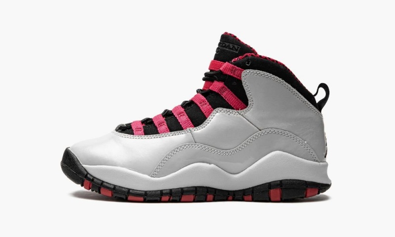 Nike Air Jordan 10 Retro (GS) Lasten Kengät Harmaat Mustat Punainen | 493DMOYQT