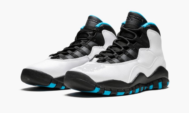 Nike Air Jordan 10 Retro (GS) 'Powder Blue' Lasten Kengät Valkoinen Sininen Mustat | 345RZDKOU