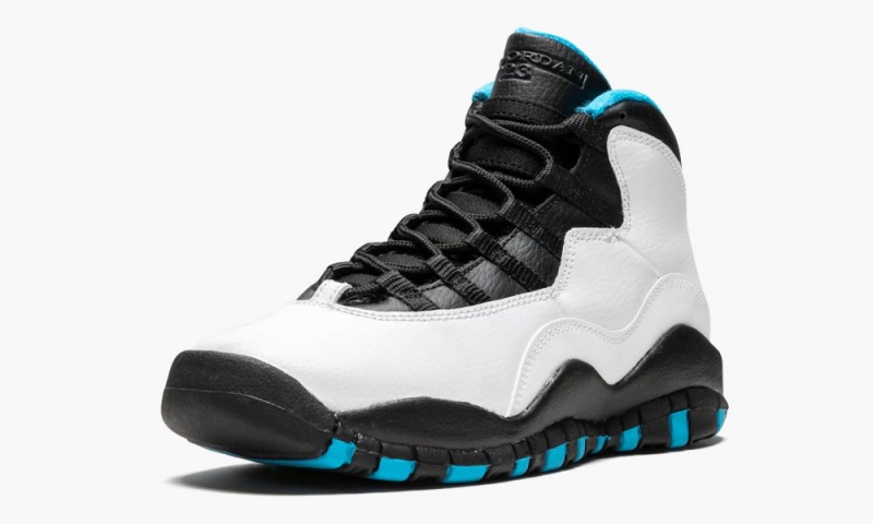 Nike Air Jordan 10 Retro (GS) 'Powder Blue' Lasten Kengät Valkoinen Sininen Mustat | 345RZDKOU