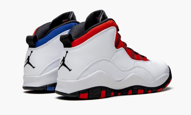 Nike Air Jordan 10 Retro (GS) 'Russell Westbrook' Lasten Kengät Valkoinen Mustat Punainen | 574MEHGJI