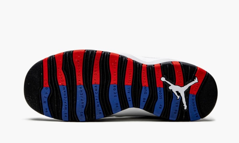 Nike Air Jordan 10 Retro (GS) 'Russell Westbrook' Lasten Kengät Valkoinen Mustat Punainen | 574MEHGJI