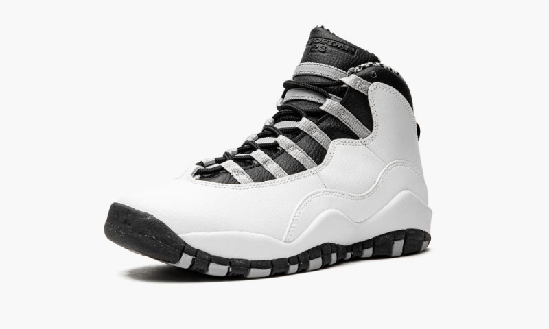Nike Air Jordan 10 Retro GS 'Steel' Lasten Kengät Valkoinen | 589NJRYBF