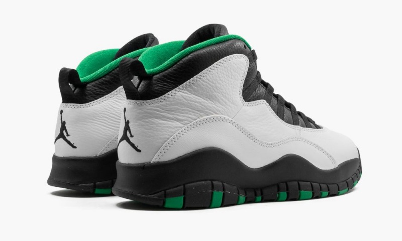 Nike Air Jordan 10 'Seattle Supersonics' Miesten Kengät Valkoinen Mustat Vihreä Keltainen | 439TDFLQI