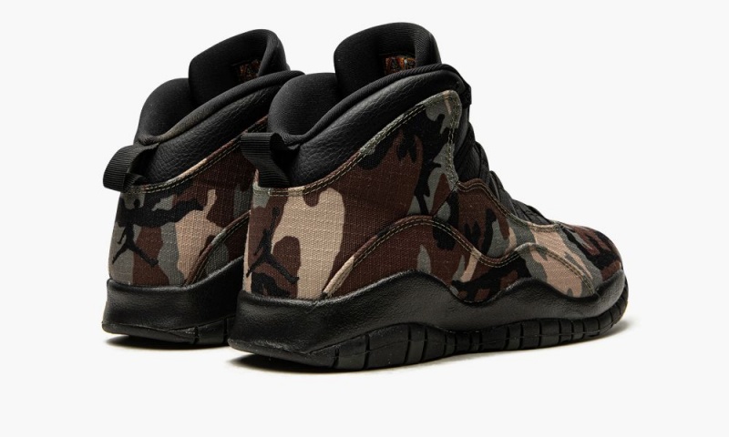 Nike Air Jordan 10 'Woodland Camo' Miesten Kengät Camo Mustat Suklaa | 483BTQMNJ