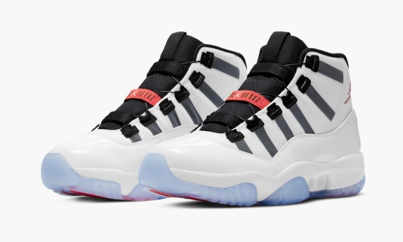 Nike Air Jordan 11 Adapt 'White' Miesten Kengät Valkoinen Mustat Punainen | 517TCVSDU