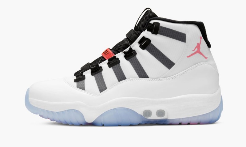 Nike Air Jordan 11 Adapt \'White\' Miesten Kengät Valkoinen Mustat Punainen | 517TCVSDU