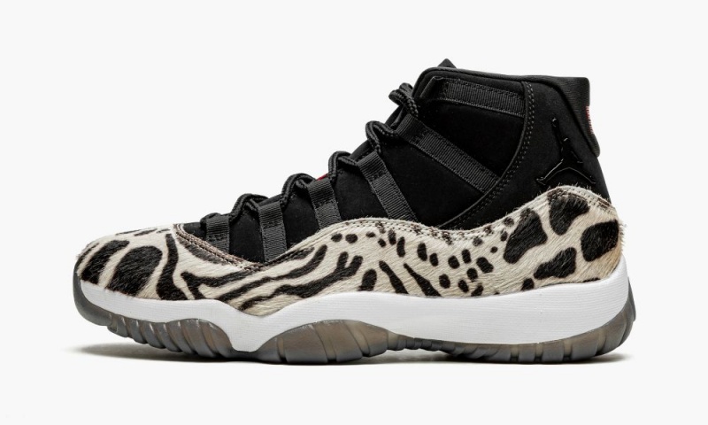Nike Air Jordan 11 \'Animal Instinct\' Naisten Kengät Mustat Punainen Valkoinen | 769KWOGDR