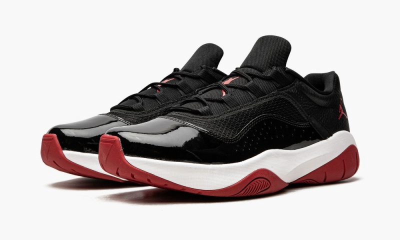 Nike Air Jordan 11 CMFT Low 'BRED' Miesten Kengät Mustat Valkoinen Punainen | 240IXCGSR