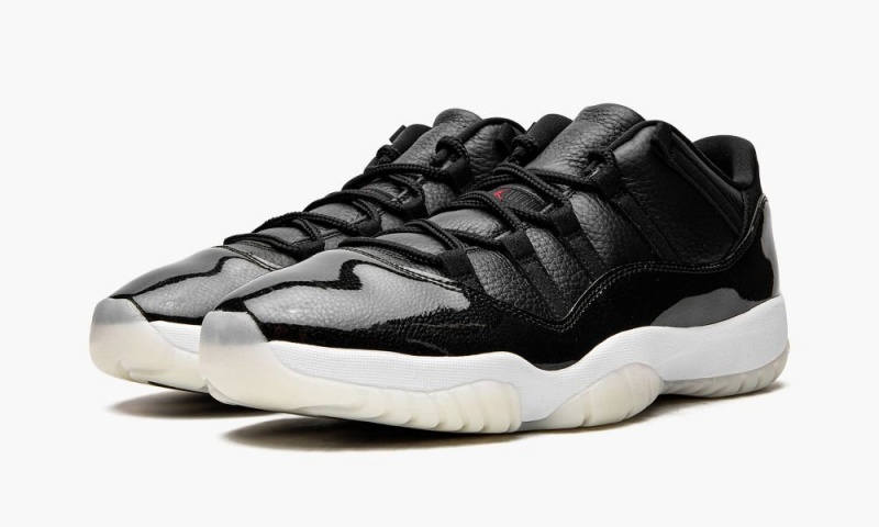 Nike Air Jordan 11 Low '72 - 10' Miesten Kengät Mustat Punainen Valkoinen | 685LDFHER