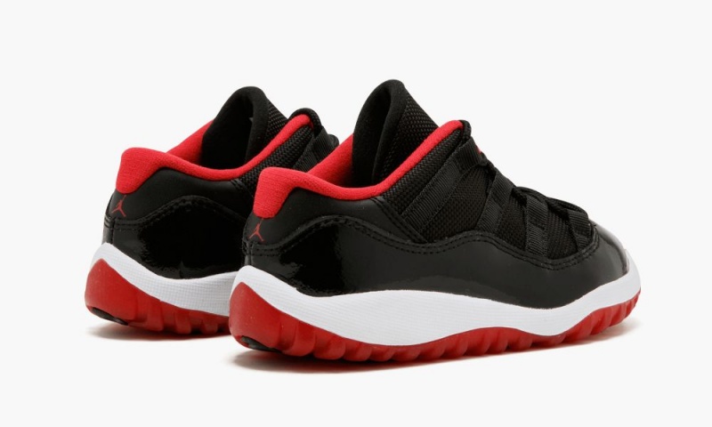 Nike Air Jordan 11 Low BT Lasten Kengät Mustat Punainen Valkoinen | 631KXSLWF
