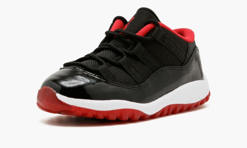 Nike Air Jordan 11 Low BT Lasten Kengät Mustat Punainen Valkoinen | 631KXSLWF