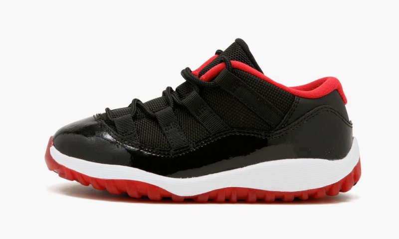 Nike Air Jordan 11 Low BT Lasten Kengät Mustat Punainen Valkoinen | 631KXSLWF