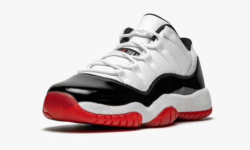 Nike Air Jordan 11 Low GS 'Concord Bred' Lasten Kengät Valkoinen Punainen Mustat | 753LEKZFO
