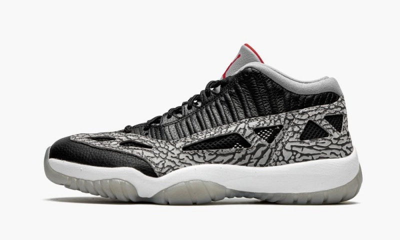 Nike Air Jordan 11 Low IE \'Black Cement\' Miesten Kengät Mustat Harmaat | 301JTVKEN