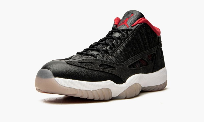 Nike Air Jordan 11 Low IE 'Bred 2021' Miesten Kengät Mustat Valkoinen Punainen | 158WFVORY