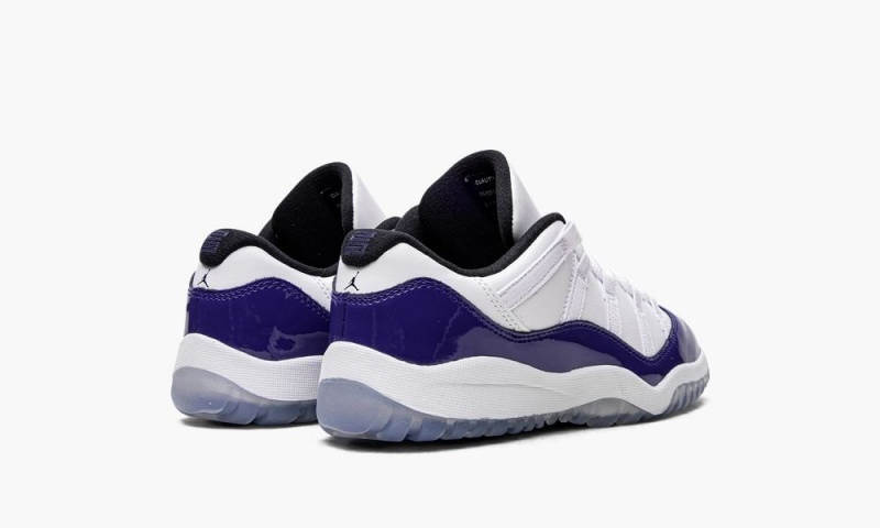 Nike Air Jordan 11 Low PS 'Concord Sketch' Lasten Kengät Valkoinen Mustat Violetit | 837XDNSUC