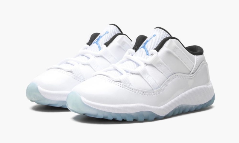 Nike Air Jordan 11 Low TD 'Legend Blue' Lasten Kengät Valkoinen Sininen | 248ULHZEN