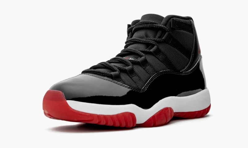 Nike Air Jordan 11 Retro 'Bred 2019' Miesten Kengät Mustat Valkoinen Punainen | 613AEFSUP