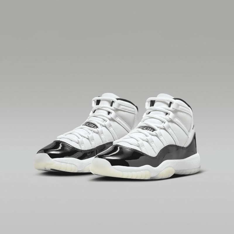 Nike Air Jordan 11 Retro Lasten Kengät Valkoinen Mustat Metal Kultaiset | 827NXRSHL
