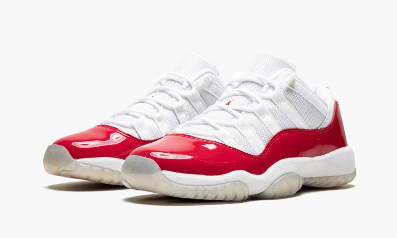 Nike Air Jordan 11 Retro Low BG 'Cherry' Lasten Kengät Valkoinen Punainen Mustat | 207EOCUVN