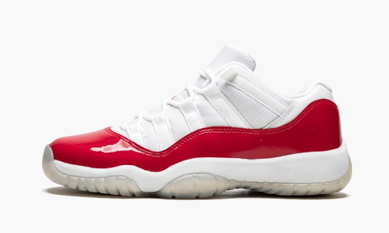 Nike Air Jordan 11 Retro Low BG \'Cherry\' Lasten Kengät Valkoinen Punainen Mustat | 207EOCUVN