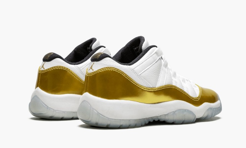 Nike Air Jordan 11 Retro Low BG 'Closing Ceremony' Lasten Kengät Valkoinen Kultaiset Mustat | 290ROJGPT